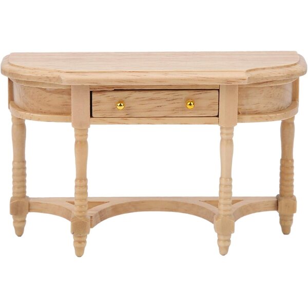 Bureau Miniatura in Legno con Cassetti a Molla per Casa delle Bambole Scala 1:12