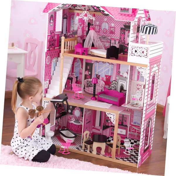 UPKOCH Set 5 Mini Sedie a Dondolo per Casa delle Bambole - Accessori Giocattolo Colorati