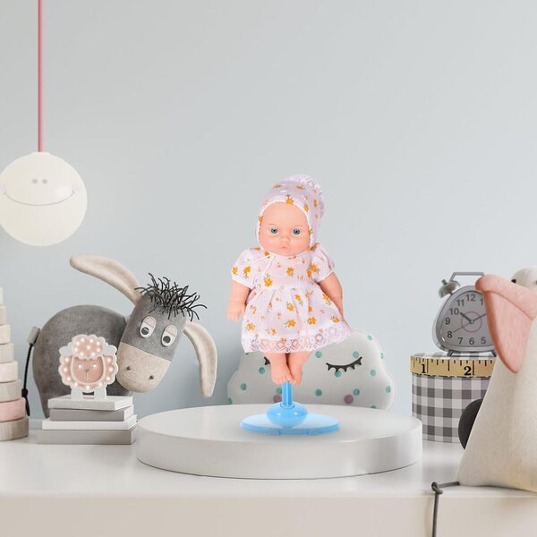 ORFOFE 30 Supporti per Bambole Plastica Colorati Resistenti e Stabili Rosa e Blu
