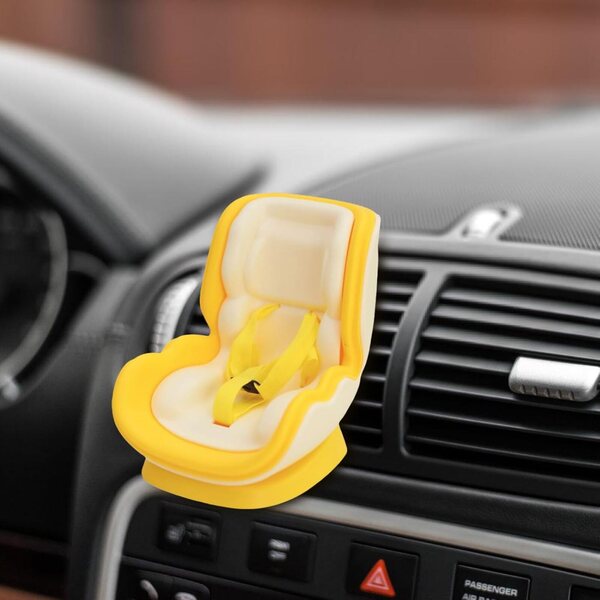 Autositz für Puppen mit magnetischer Belüftung und elegantem Design 14x14x10 cm