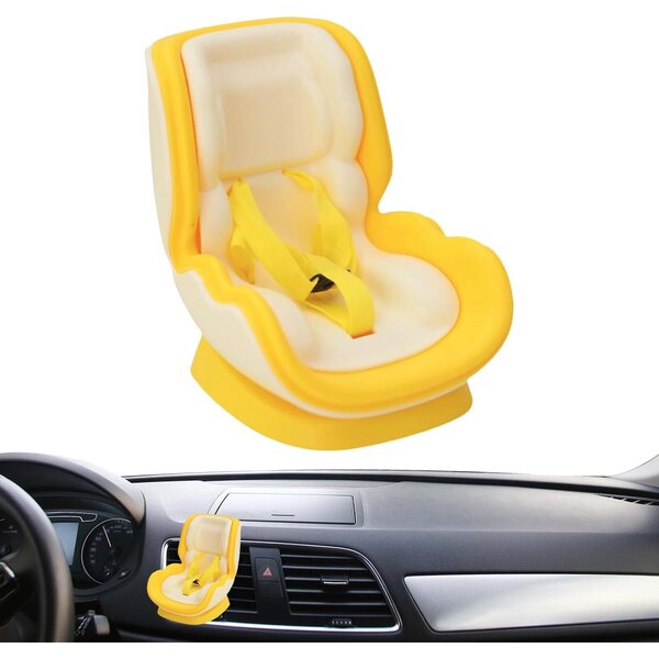 Autositz für Puppen mit magnetischer Belüftung und elegantem Design 14x14x10 cm