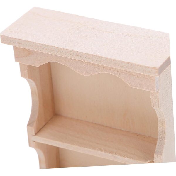 Set 2 Armadi Murali in Legno per Casa Bambole Stile Giapponese Miniatura