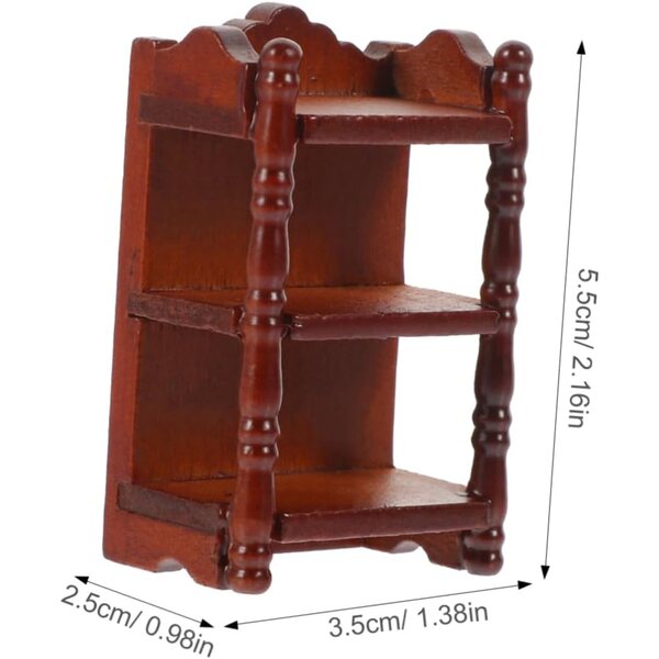 UPKOCH Tavolino Miniatura per Casa delle Bambole in Legno 1:12 Decorativo e Multifunzionale