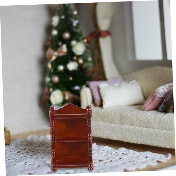 UPKOCH Tavolino Miniatura per Casa delle Bambole in Legno 1:12 Decorativo e Multifunzionale