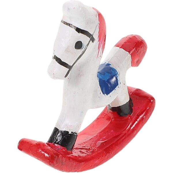UPKOCH Mini Poltrona a Dondolo per Casa delle Bambole, Arredo Bambini Decorativo