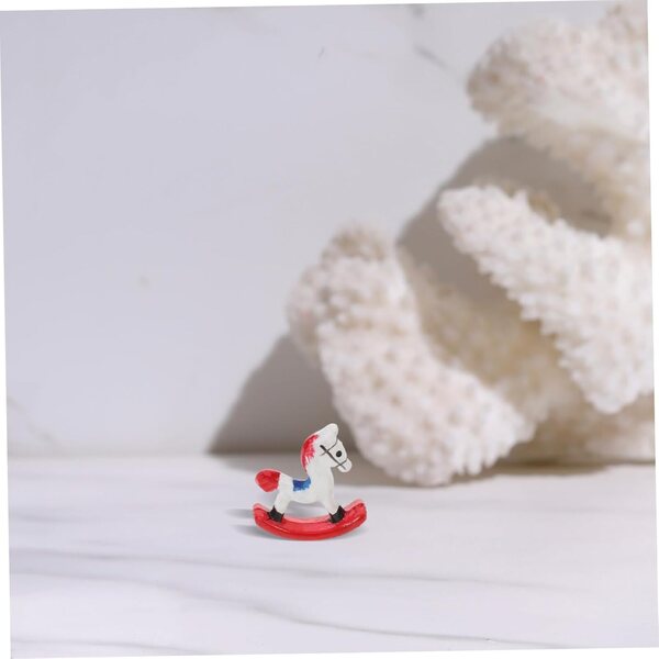 UPKOCH Mini Poltrona a Dondolo per Casa delle Bambole, Arredo Bambini Decorativo