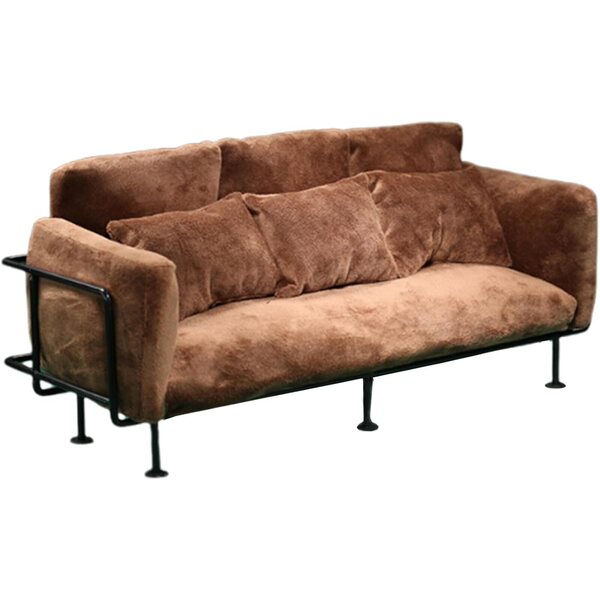 Abwaschbares Miniatursofa mit abnehmbarem Kissen und rostfreiem Metallgestell