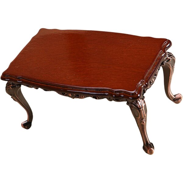 Table Basse Miniatura 1/12 in Legno per Case di Bambola - Design Realistico e Creativo