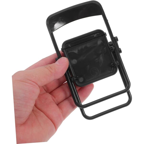 Set 10 Sedie Pieghevoli Miniature per Casa delle Bambole - Supporto Cellulare Decorativo