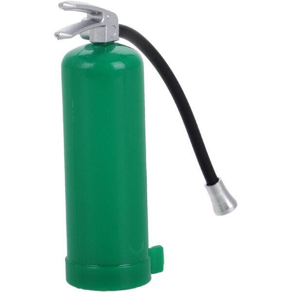 Miniatura Estintore Verde in Plastica Realistica per Modelli e Decorazioni Artistiche