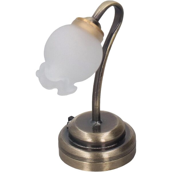1:12 Miniatur-LED-Lampe in Tulpenform für Puppenhaus – realistische Deko