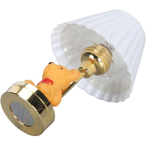 Bären-Tischlampe für 1:12 Puppenhaus mit LED und Batterie inklusive