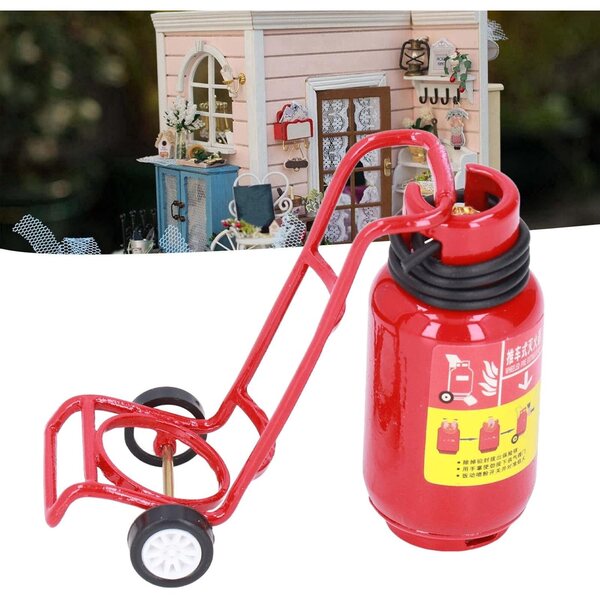 Airshi Alloy Mini-Feuerlöscher, Spielzeug, Dekoration und Spiel für Kinder ab 3 Jahren