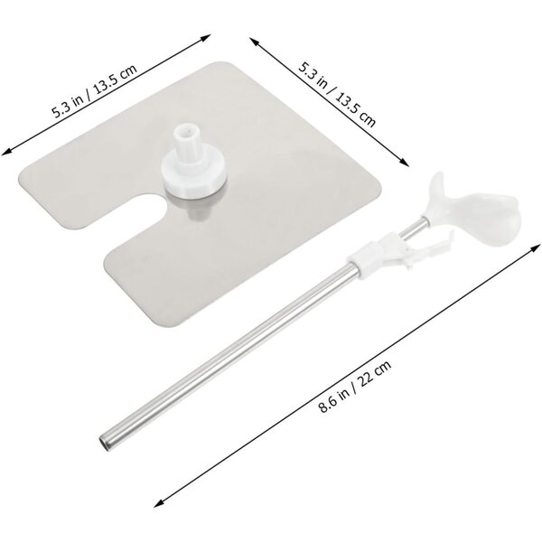 Support regolabile in acciaio inox ERINGOGO per esposizione e stoccaggio di bambole e figurine