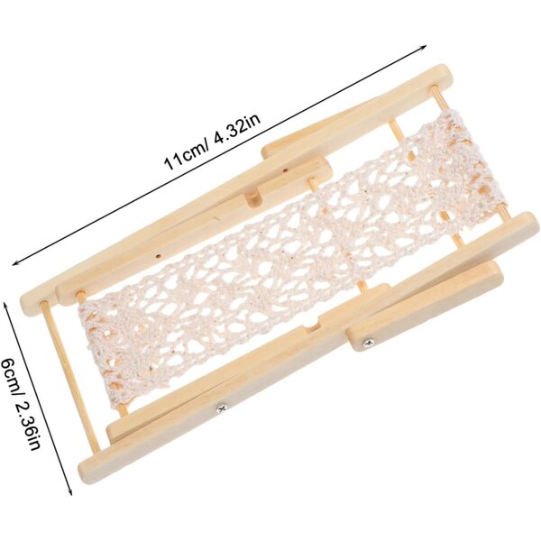 Set 3 Mini Sedie da Spiaggia Beige per Case delle Bambole e Giardini Fatati