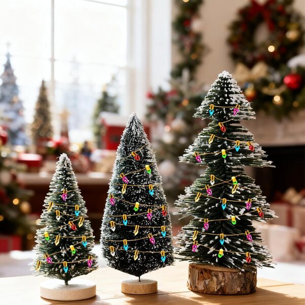 Mini Guirlande Lumineuse Casa delle Bambole 5m Accessorio Decorativo Finto Natale 1:12