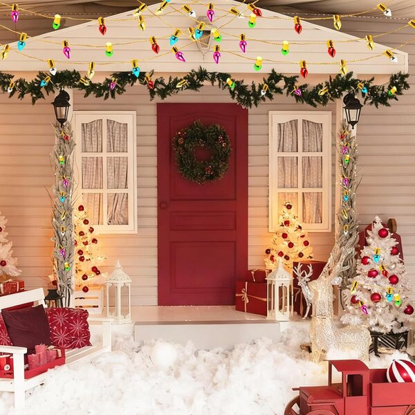Mini Guirlande Lumineuse Casa delle Bambole 5m Accessorio Decorativo Finto Natale 1:12