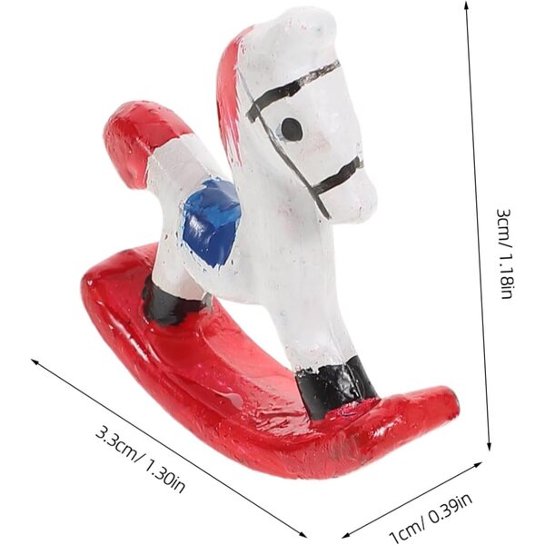 Mini Sedia a Dondolo per Casa delle Bambole - Accessorio Decorativo per Camerette Bambini