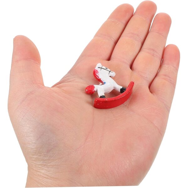 Mini Sedia a Dondolo per Casa delle Bambole - Accessorio Decorativo per Camerette Bambini