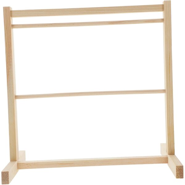 Mini porta abiti in legno per casa delle bambole, organizer versatile e design elegante