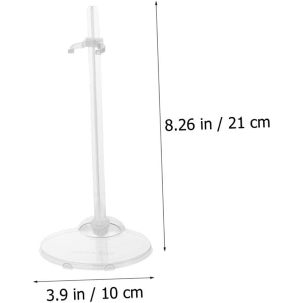 Support Trasparente Universale per Bambole e Figurine, Stabile e Sicuro