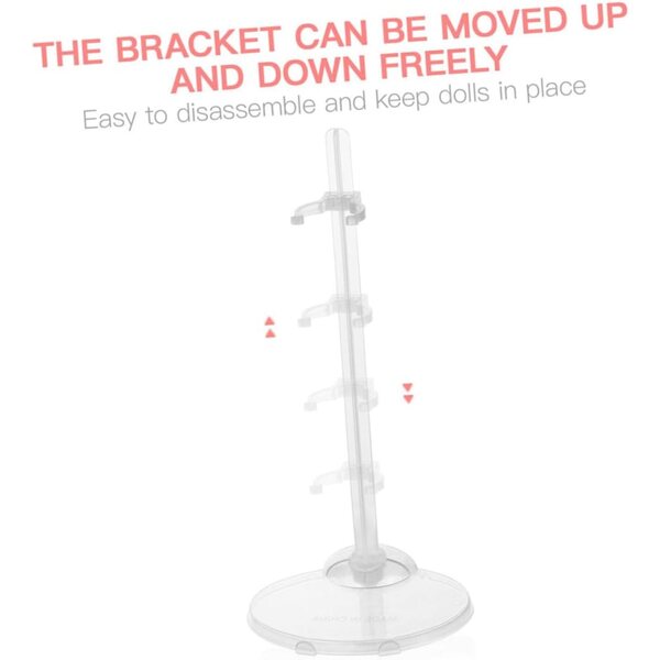 Support Trasparente Universale per Bambole e Figurine, Stabile e Sicuro