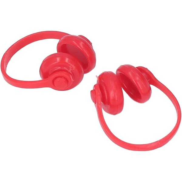 Casco Miniatura per Casa delle Bambole 1/12 Rosso, Realistico e Dettagliato
