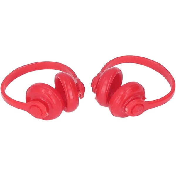 Casco Miniatura per Casa delle Bambole 1/12 Rosso, Realistico e Dettagliato