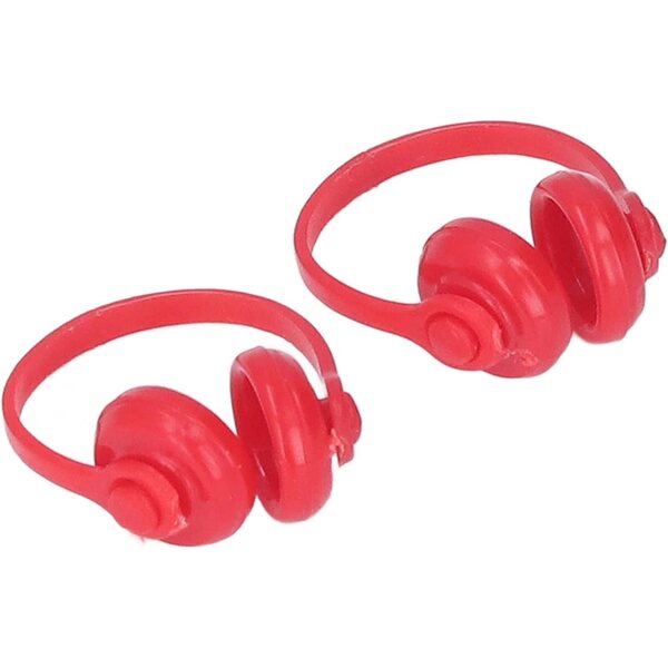 Casco Miniatura per Casa delle Bambole 1/12 Rosso, Realistico e Dettagliato