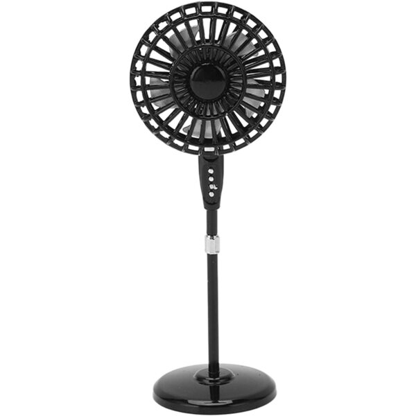 Puppenhaus-Miniaturventilator 1:12 im Retro-Design aus Legierung