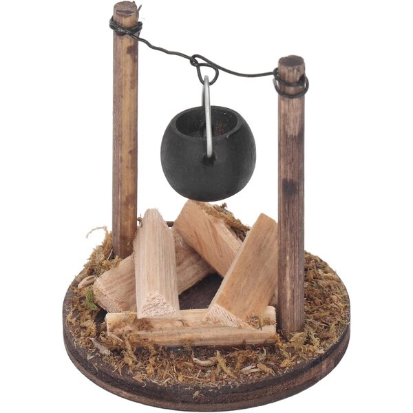 Miniatur-Holzkamin für Puppenhaus, DIY dekorativer Ofen