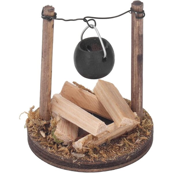 Miniatur-Holzkamin für Puppenhaus, DIY dekorativer Ofen