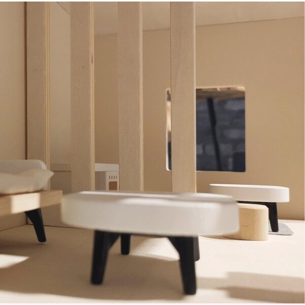 Buxibo Houten Poppenhuis in Legno con Mobili - Casetta per Bambole Stile Barbie
