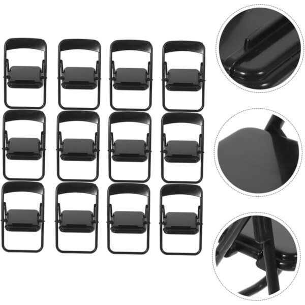 Cabilock Set 18 Supporti Miniatura a Forma di Sedia per Casa delle Bambole e Supporto Telefono
