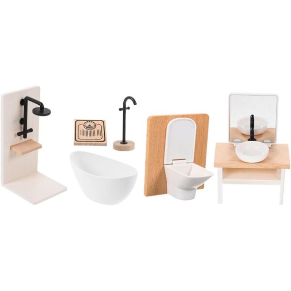 BESPORTBLE Set Accessori Bagno Miniatura Casa delle Bambole 1:12 Decorativi