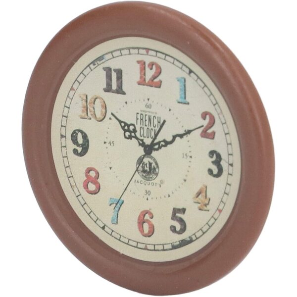 Orologio da Parete Miniatura in Resina per Casa delle Bambole Scala 1:12
