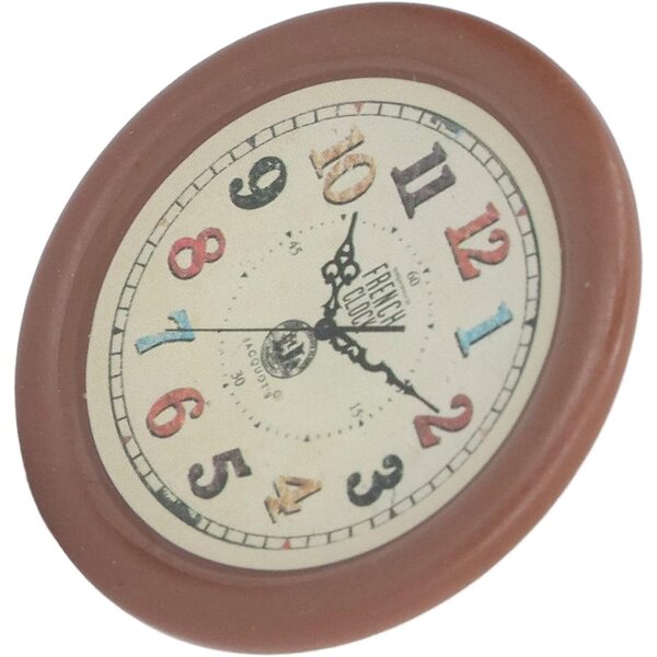 Orologio da Parete Miniatura in Resina per Casa delle Bambole Scala 1:12