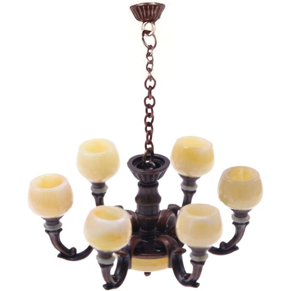 Lustre Realistische Puppenhausminiatur aus Legierung 1:12, Rot 8,5 x 5,6 x 6,4 cm