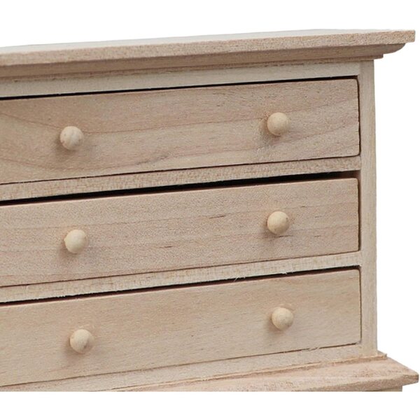 DuskHaven Miniatura Tavolino in Legno 1:12 per Casa delle Bambole, Tavolo Decorativo