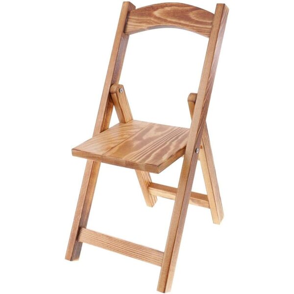 Chaise pliante in legno naturale per bambole BJD 1/3 - DuskHaven