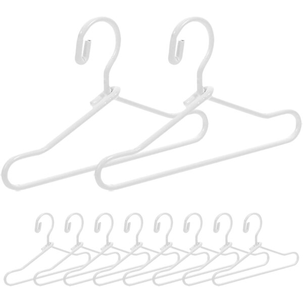Toyvian 55 Mini Grucce Metalliche per Bambole, Appendiabiti Resistenti e Lisci per Casa delle Bambole