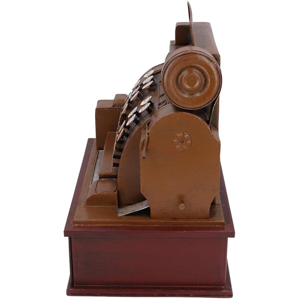 Cassa Registratore Vintage in Ferro, Decorazione Casa Miniatura Elegante e Originale