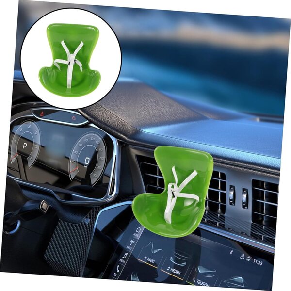 Grüner dekorativer Puppenautositz – realistisches und einfach zu installierendes Zubehör
