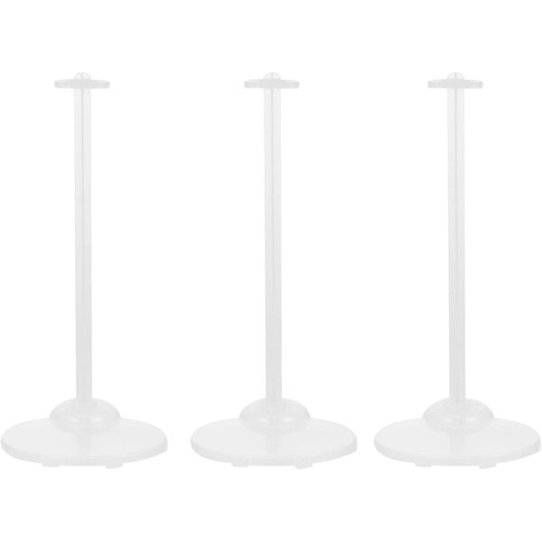 INOOMP Supporto Trasparente per Bambole 3pz con Base Ampia, Stand Stabile per Esposizione
