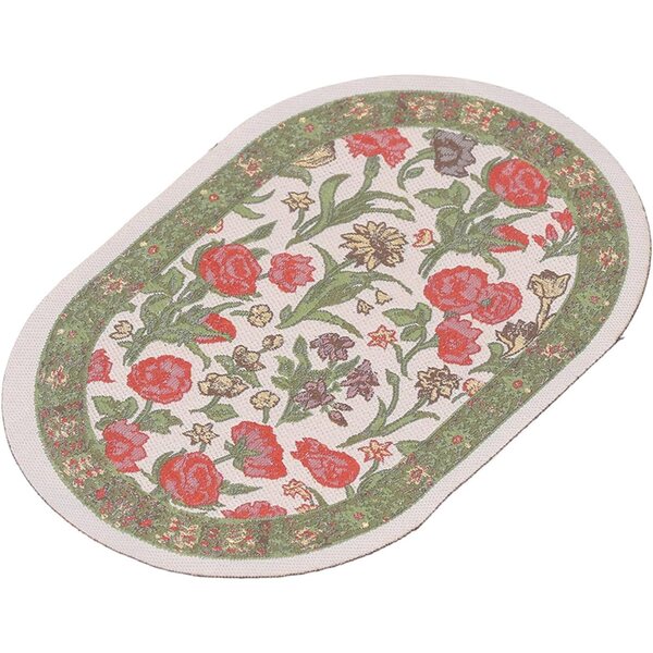 Mini Vintage Tissé Teppich 15 cm für Puppenhaus, farbenfrohes Deko-Accessoire