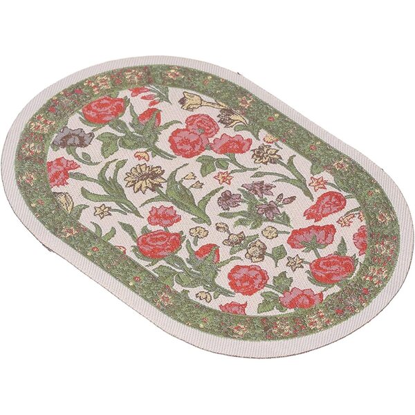 Mini Vintage Tissé Teppich 15 cm für Puppenhaus, farbenfrohes Deko-Accessoire