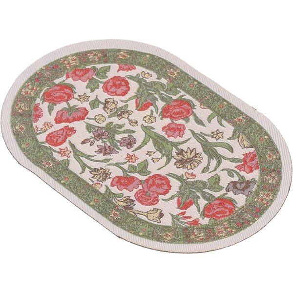 Mini Vintage Tissé Teppich 15 cm für Puppenhaus, farbenfrohes Deko-Accessoire