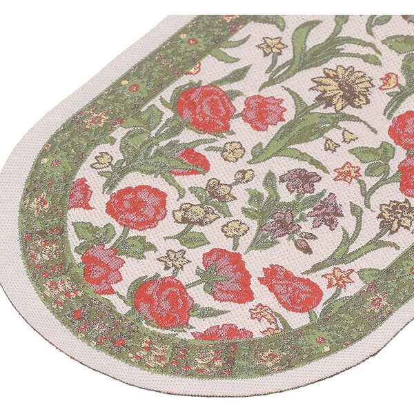 Mini Vintage Tissé Teppich 15 cm für Puppenhaus, farbenfrohes Deko-Accessoire
