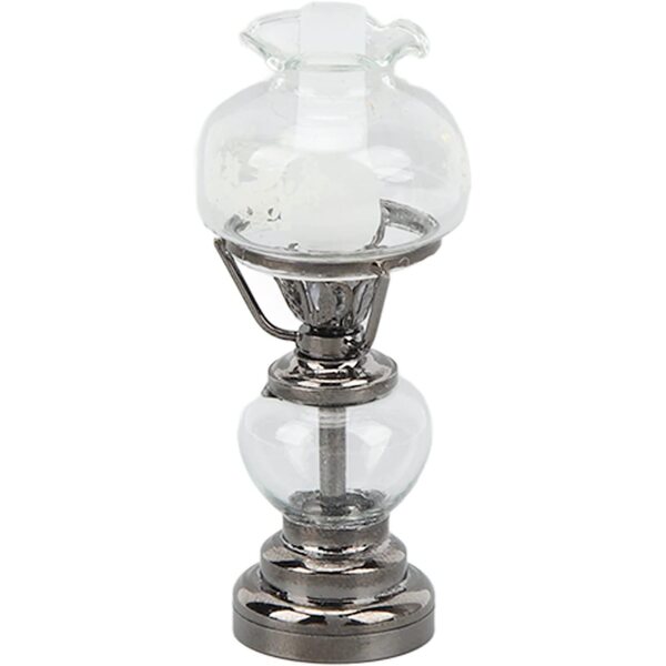 Lampada Chandelier Miniatura Vintage per Casa delle Bambole 1:12 con LED a Batterie