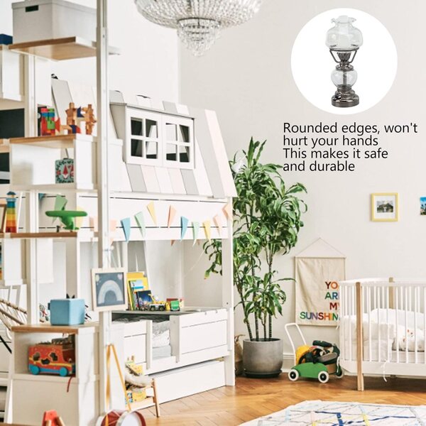 Lampada Chandelier Miniatura Vintage per Casa delle Bambole 1:12 con LED a Batterie